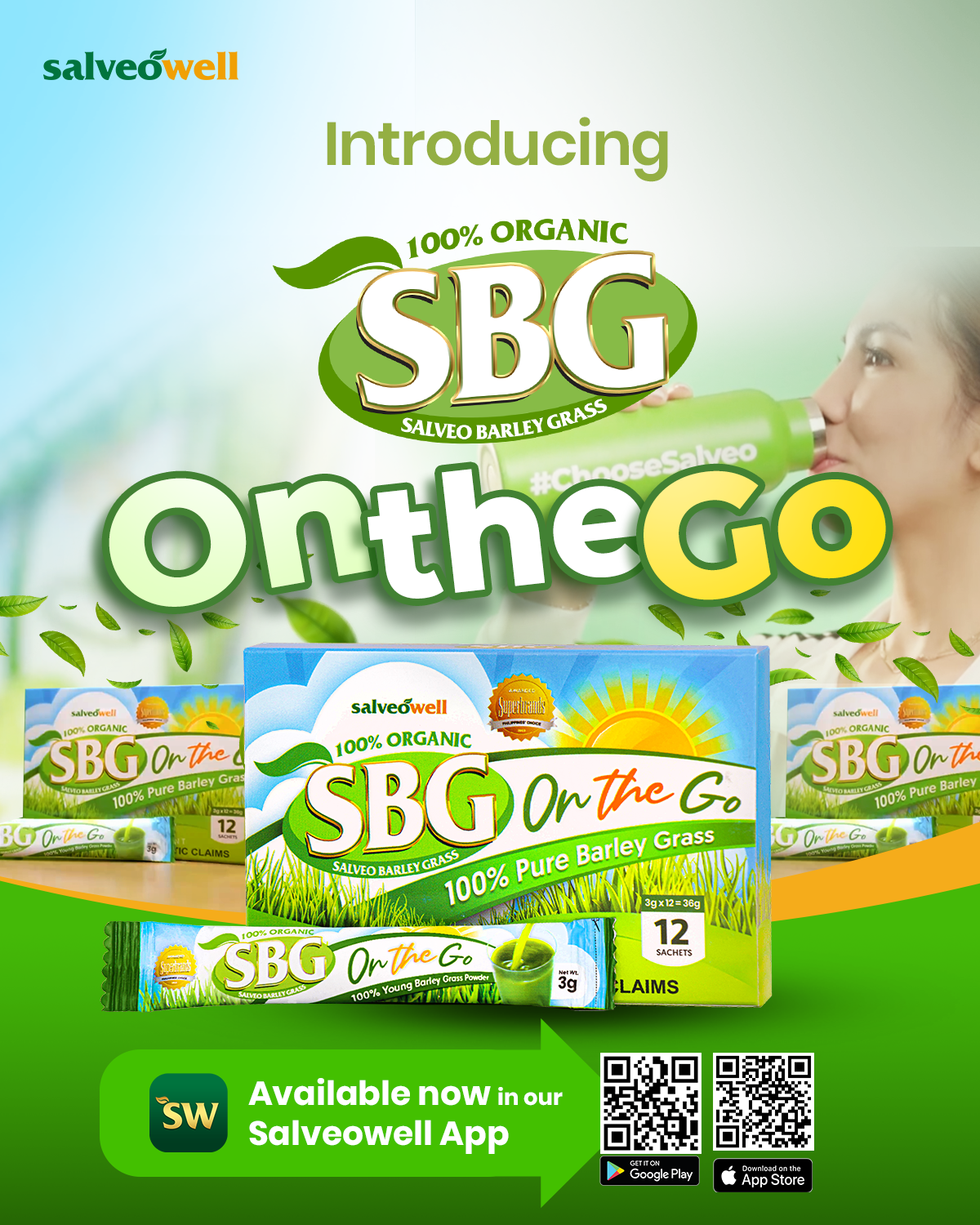 SBG Powder on the go / 80 grams